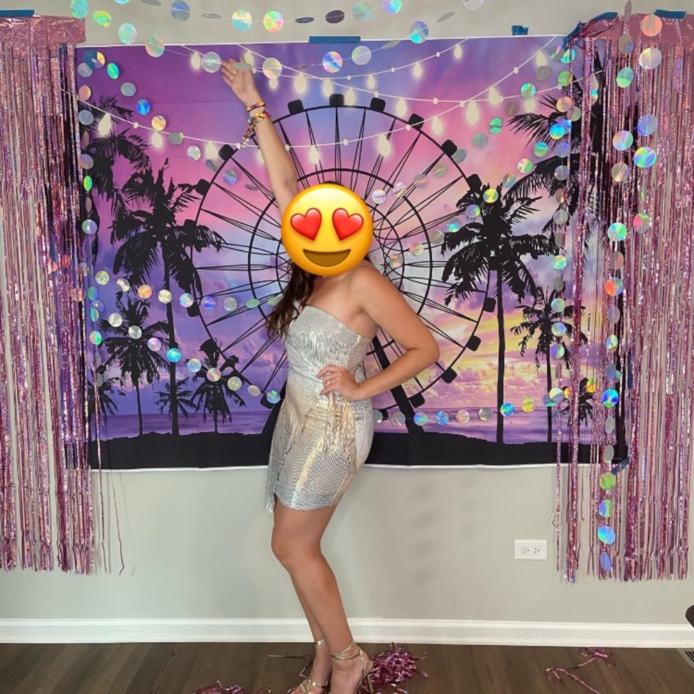 Ombré sequin dress